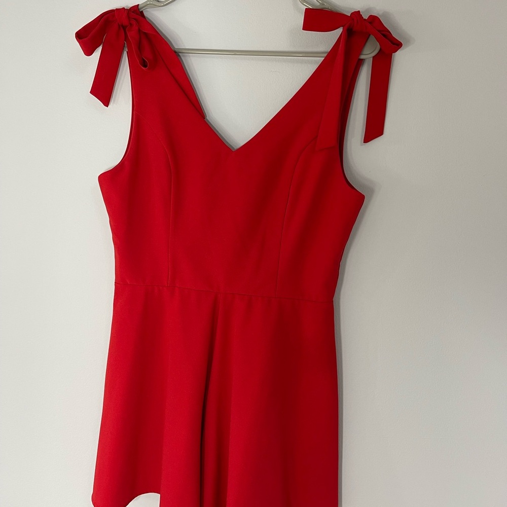 Red romper from Alter’d State